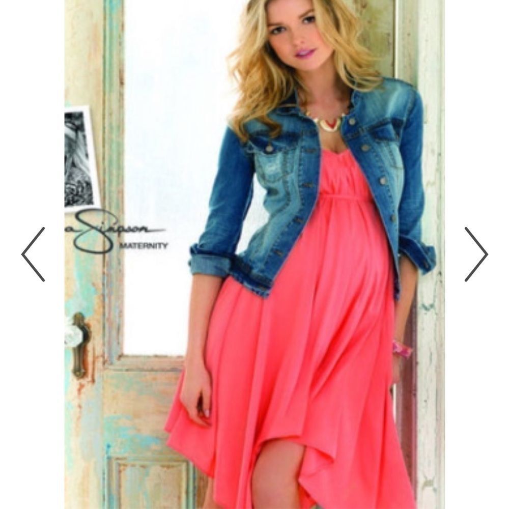 Jessica Simpson Pink Asymmetrical High-Low Sundress